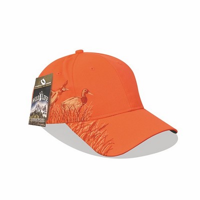 Pre-Decorated Mallard Hunting Neon Orange Cap