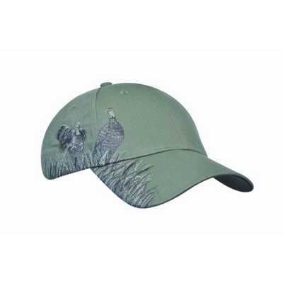 Camouflage Wildlife-Turkey Embroidered Cap